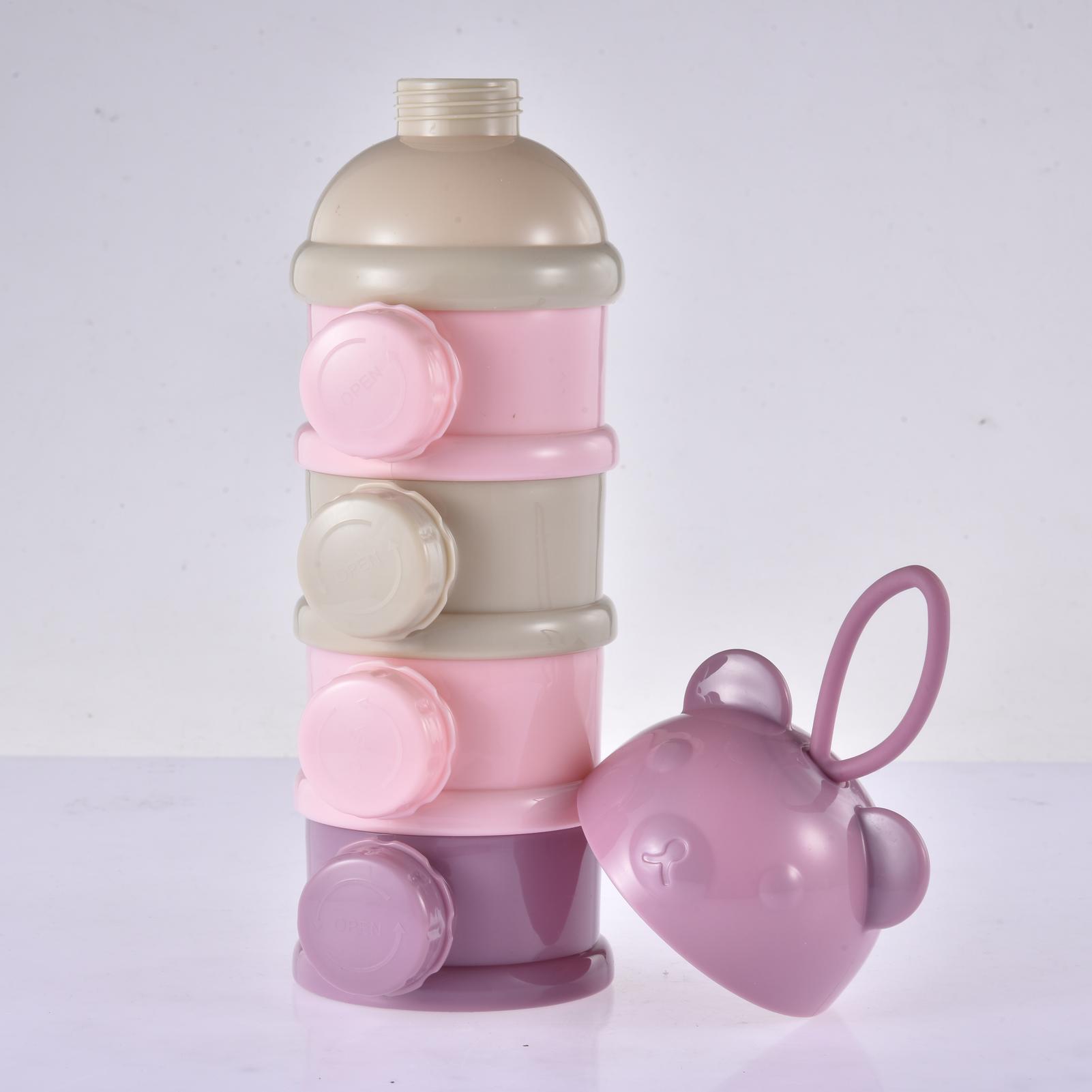 Baby Food Dispenser - Conteneur de formule 4 grilles, boîte