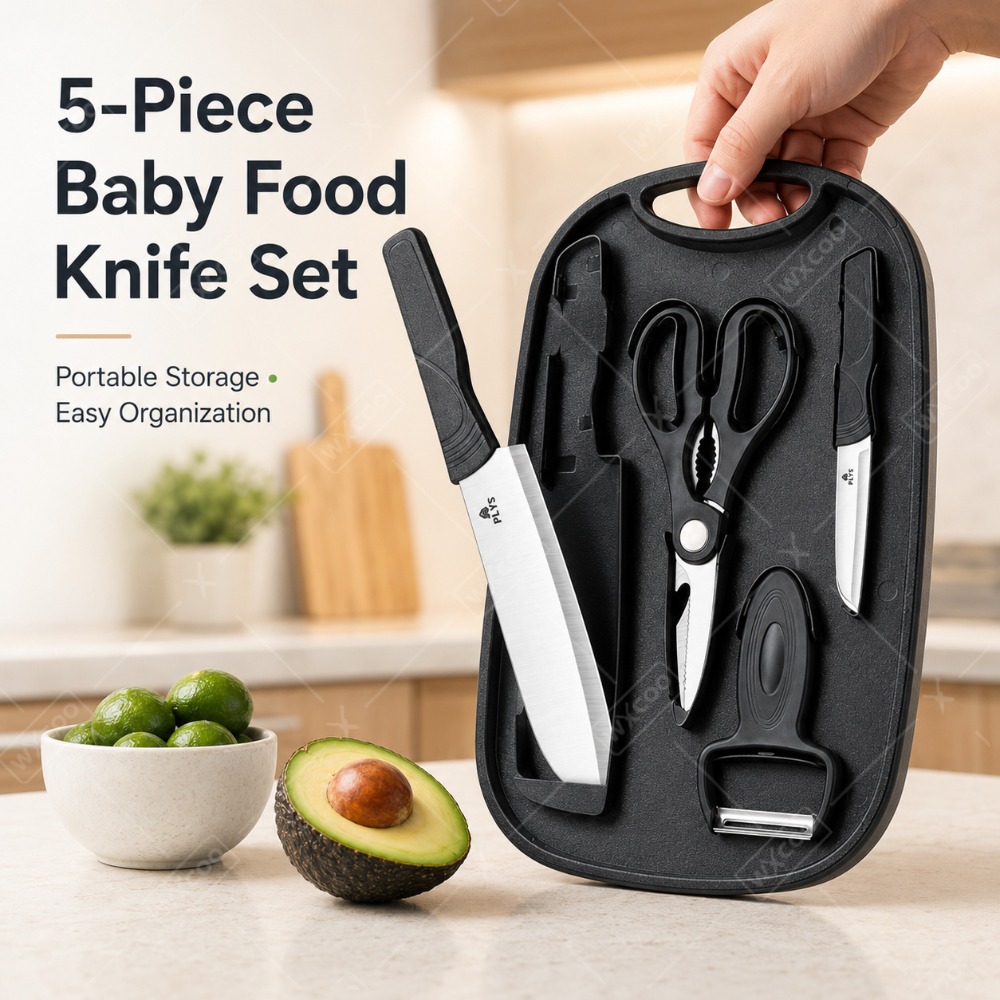Baby Food Scissors - Ensemble de couteaux pour la préparation