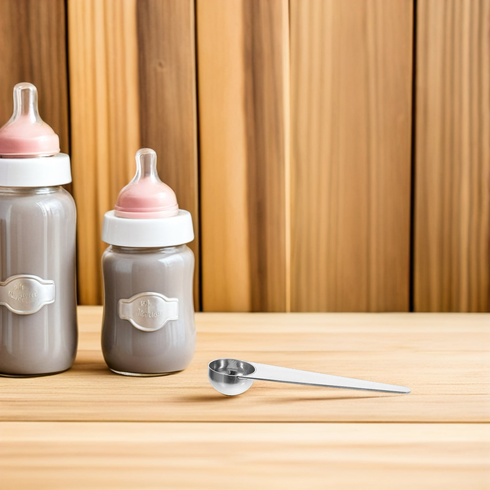 Baby Food With Protein - Cuillère doseuse en acier inoxydable de