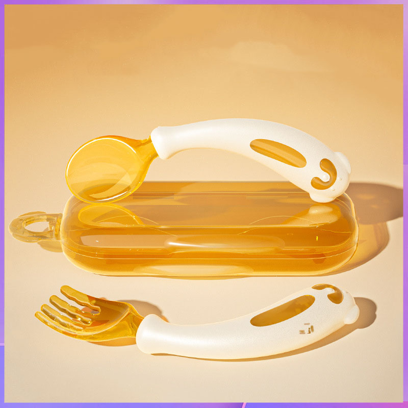 Baby Food Year Old - Cuillère fourchette pour bébé/apprentissage à manger,