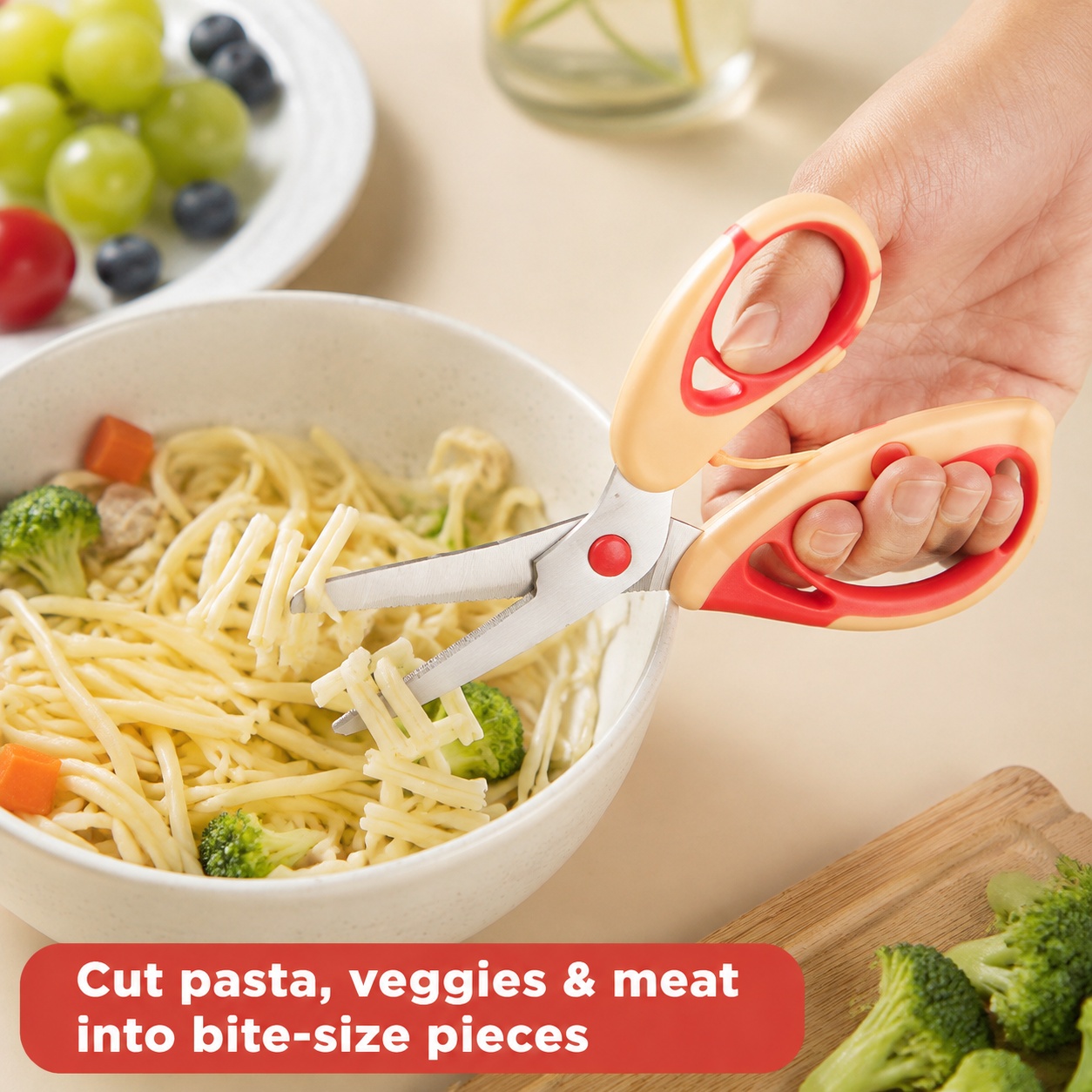 Baby Food Scissors - Ciseaux pour aliments pour bébés |
