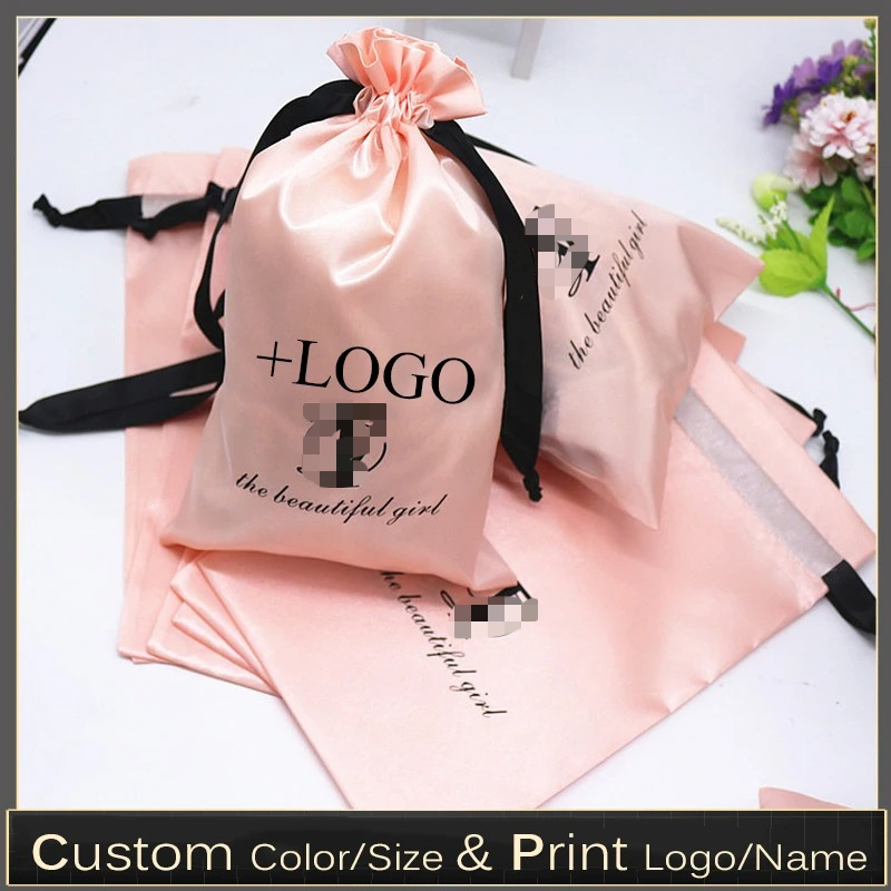 Baby Food Bag - Poudres de satin rose pour bébé,
