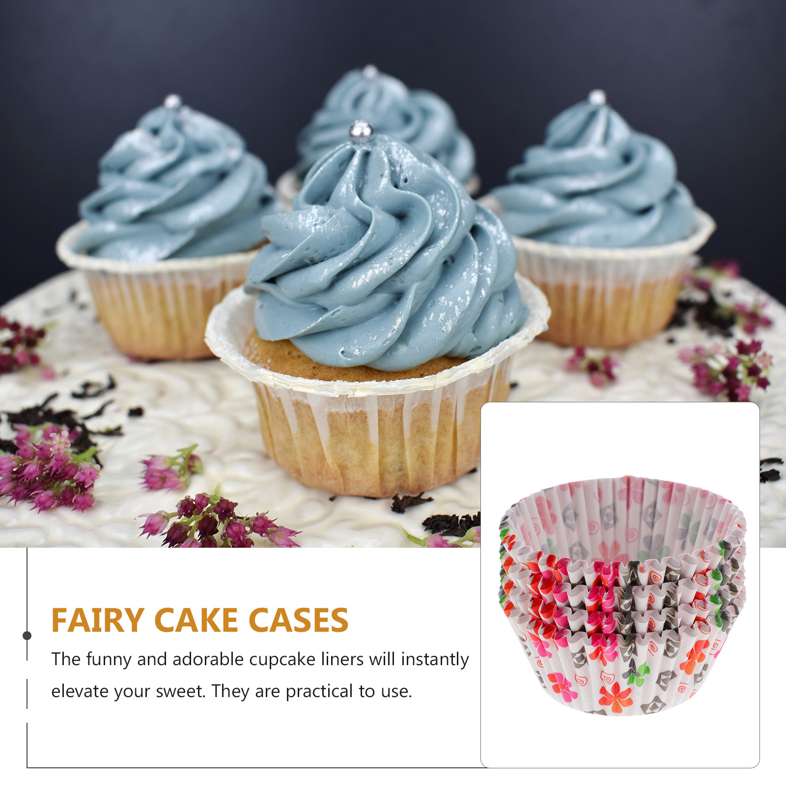 200 moules à cupcakes en papie - Baby Food Usa avis et prix