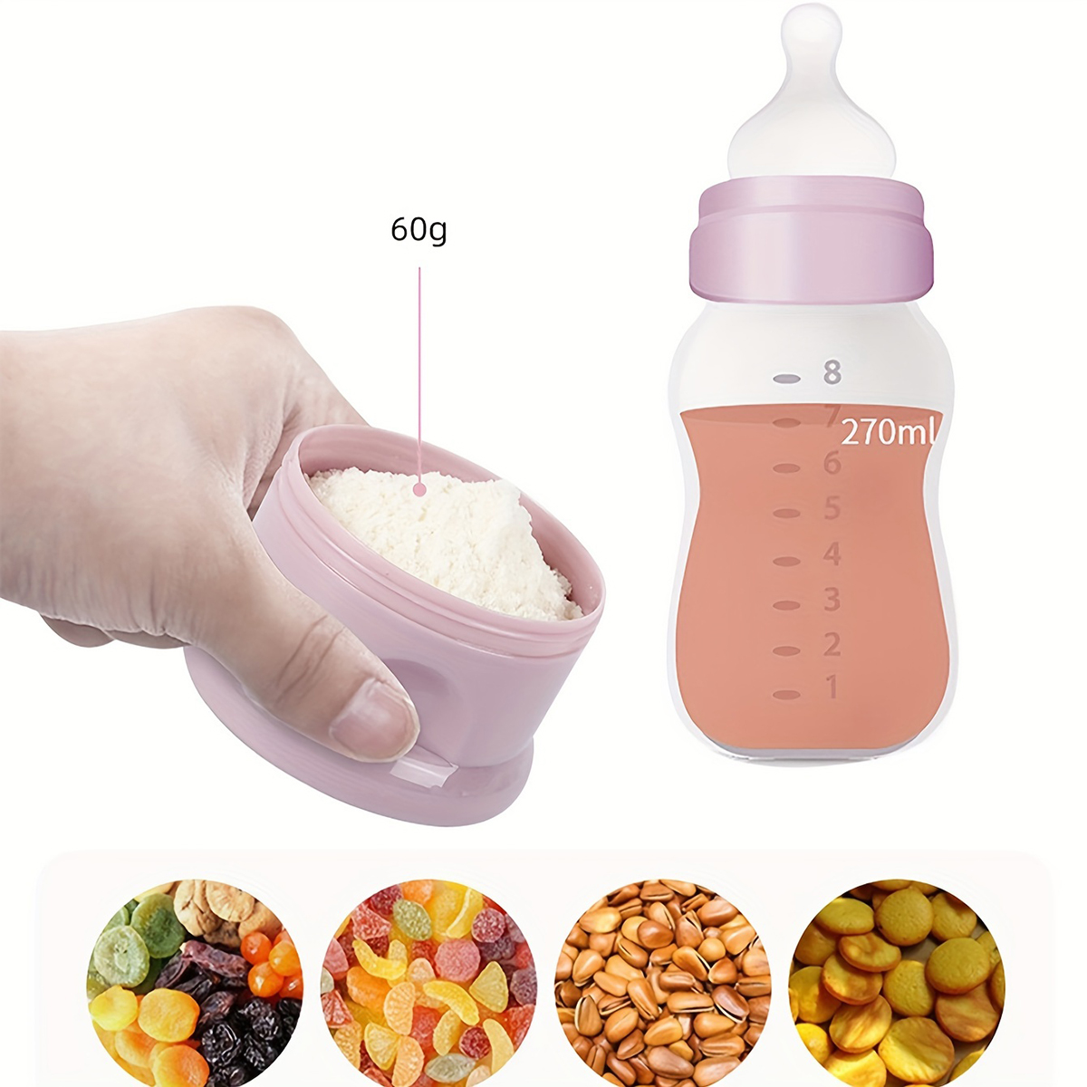 Récipient de lait en poudre po - Baby Food Dispenser avis et prix