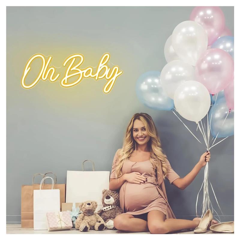 Panneaux néon Oh Baby pour déc - Baby Food Restaurant avis et prix