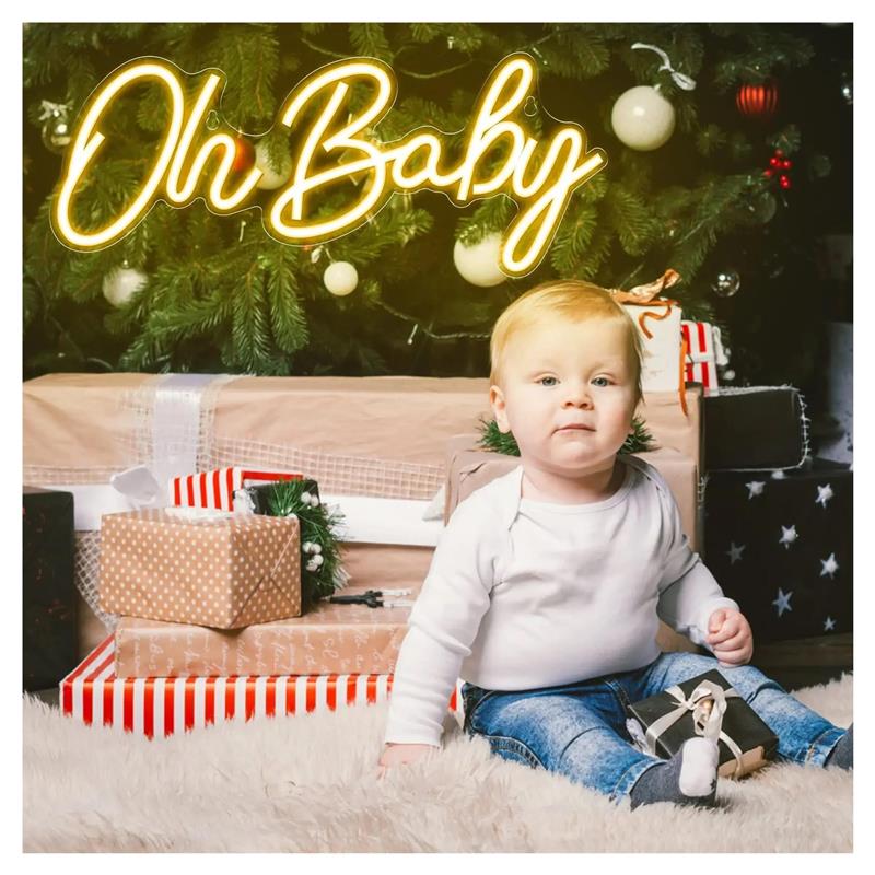 Panneaux néon Oh Baby pour déc - Baby Food Restaurant avis et prix