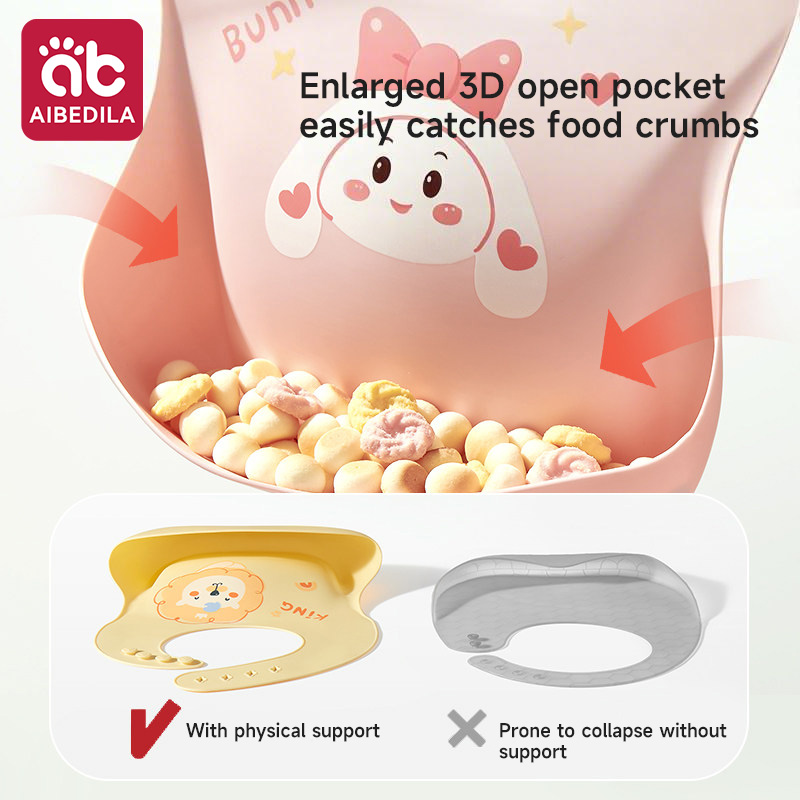 AIBEDILA – bavoir en silicone  - Baby Food Year Old avis et prix