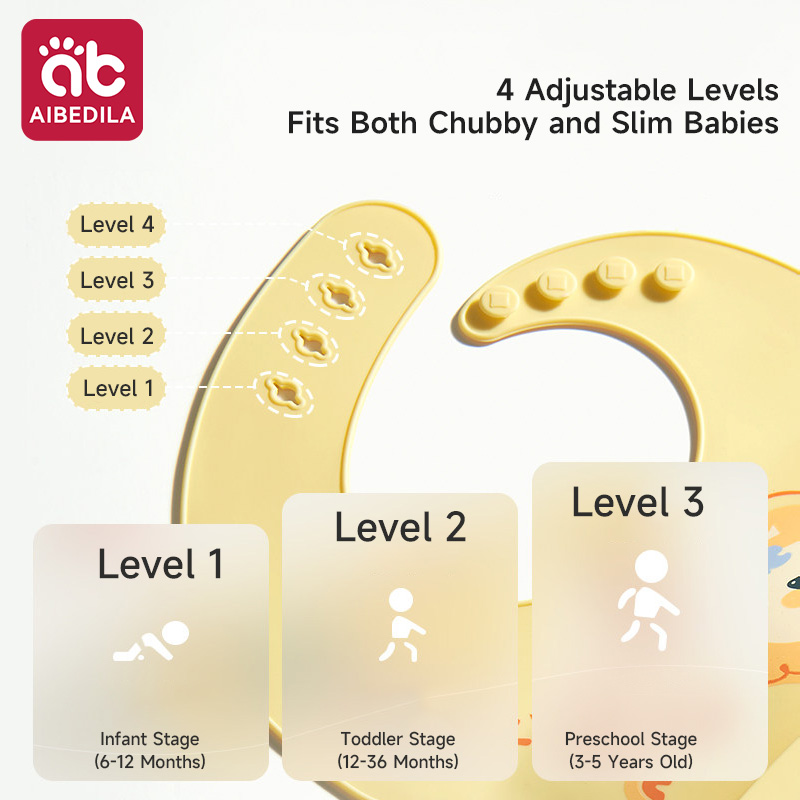 AIBEDILA – bavoir en silicone  - Baby Food Year Old avis et prix