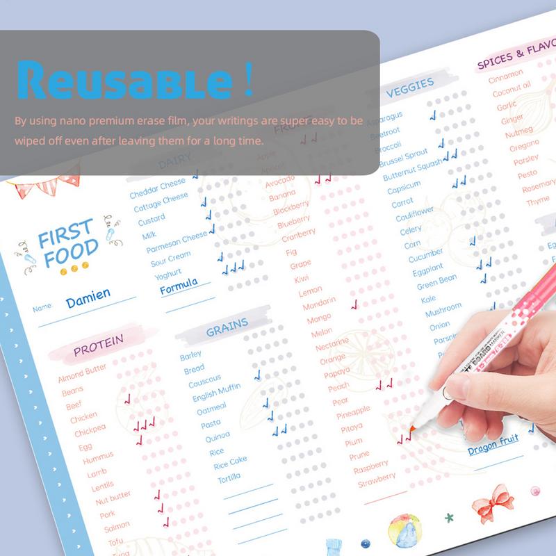 Liste de contrôle des premiers - Baby Food Journal avis et prix