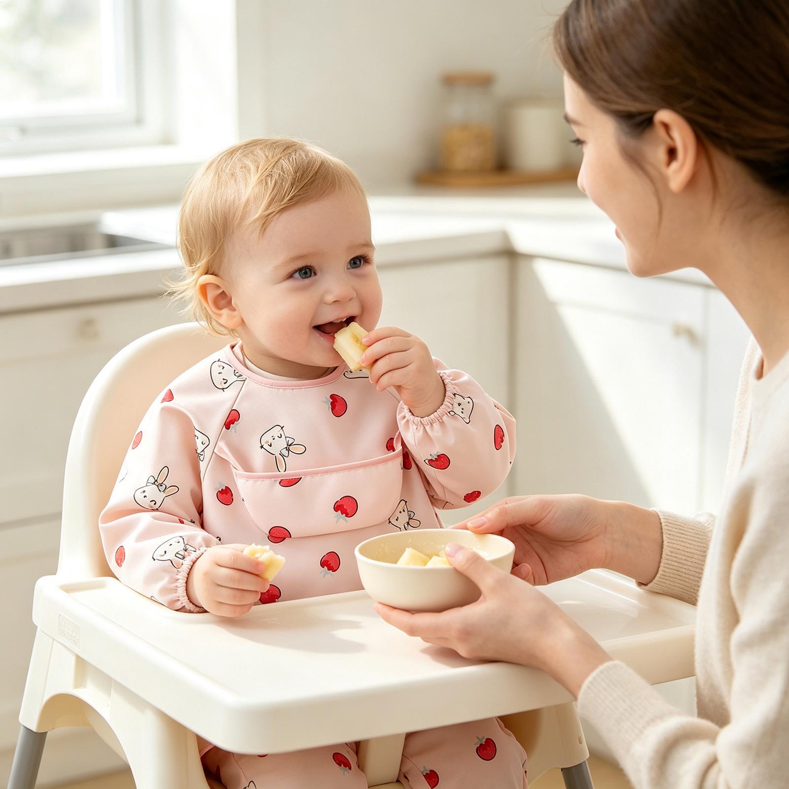Bavoir pour enfant, doux, régl - Baby Food Restaurant avis et prix