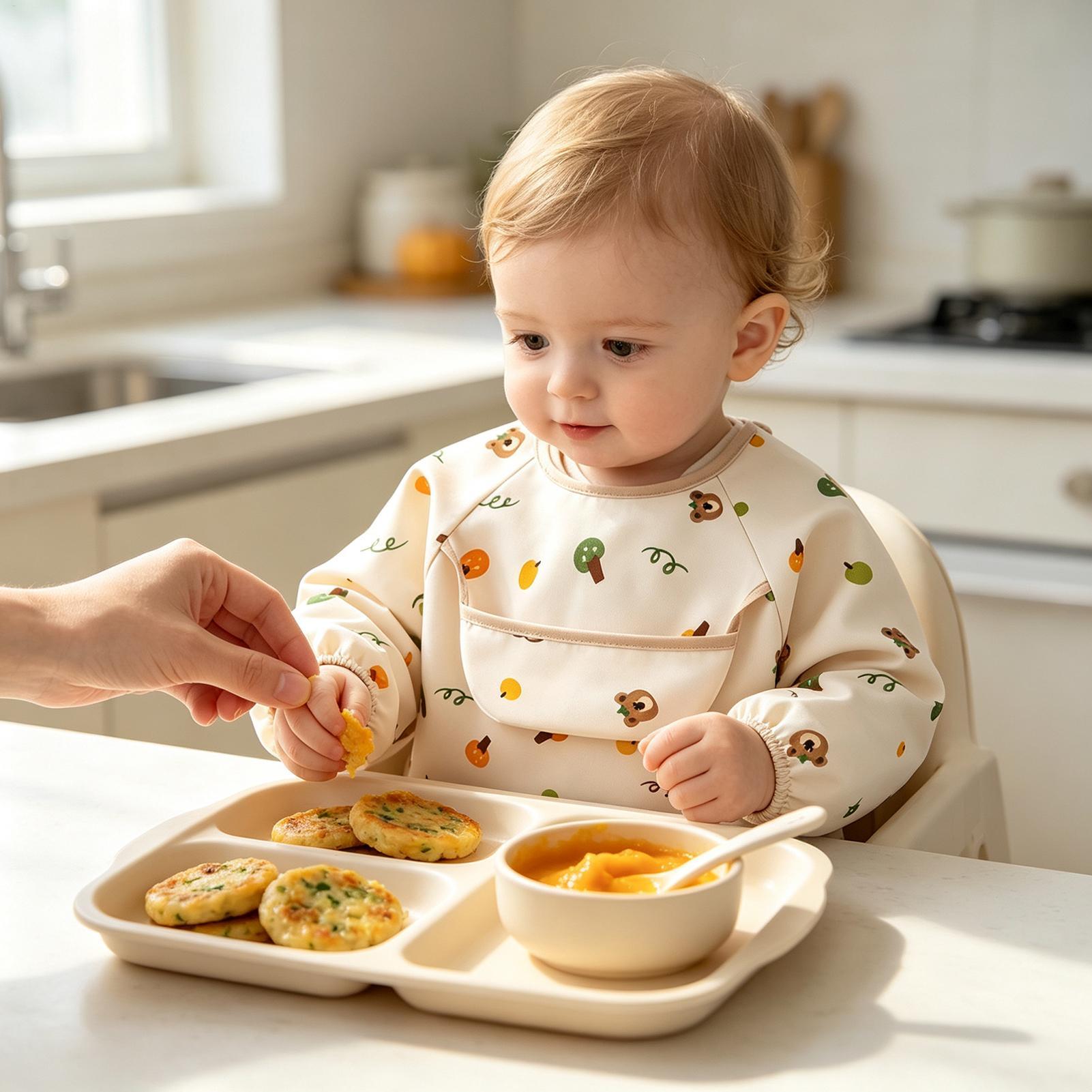 Bavoir pour enfant, doux, régl - Baby Food Restaurant avis et prix