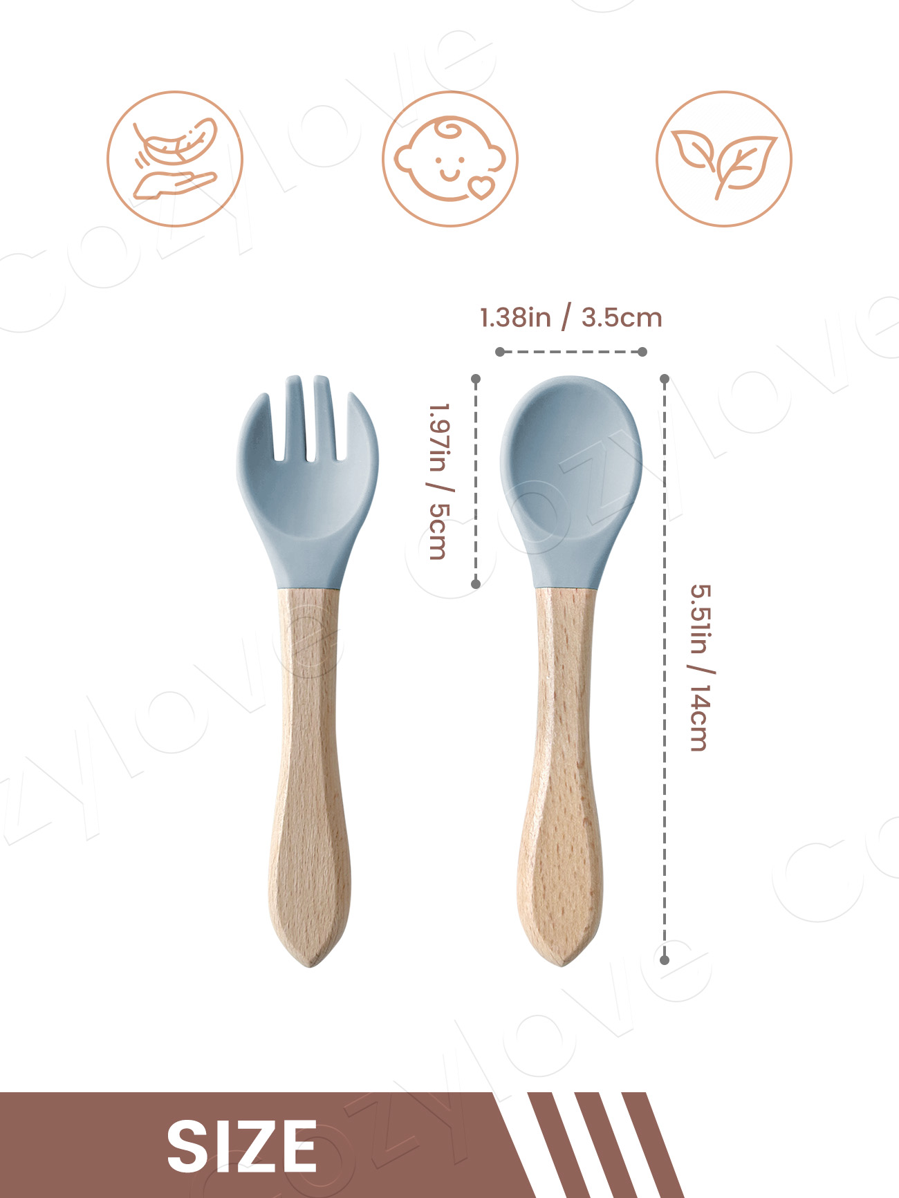Ensemble de fourchette et de c - Self Feed Spoon avis et prix