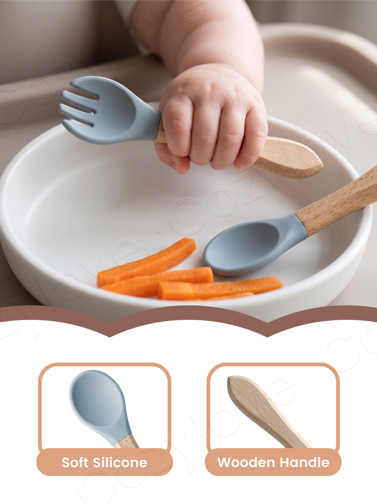Ensemble de fourchette et de c - Self Feed Spoon avis et prix