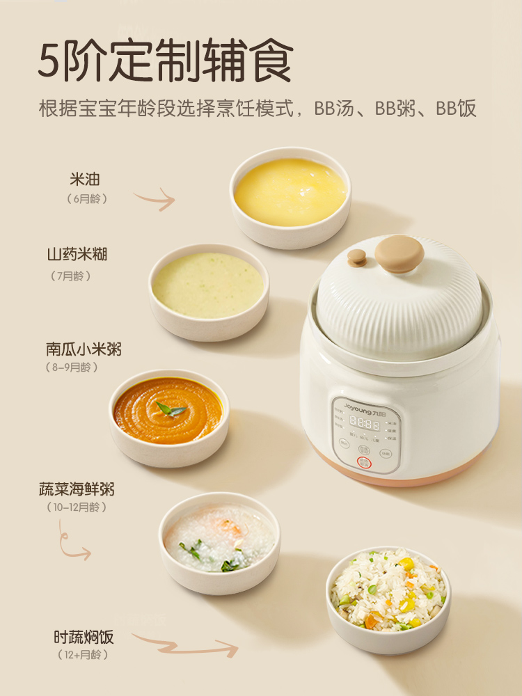 Jiuyang micro-pression BB pot  - Baby Food Usa avis et prix