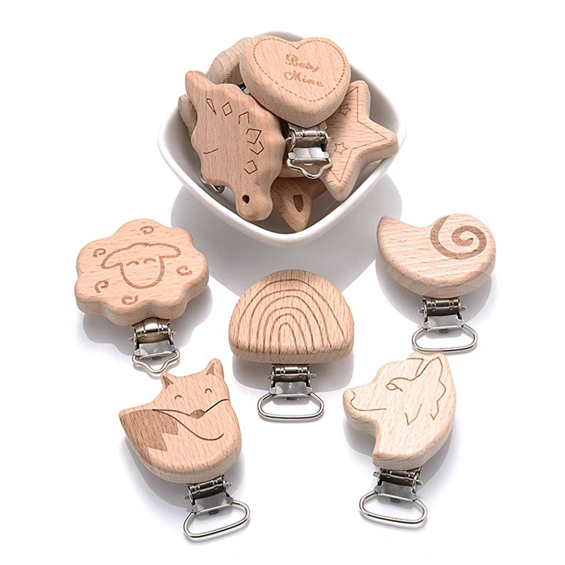 Attache-sucette en bois de qua - Baby Food Pacifier avis et prix